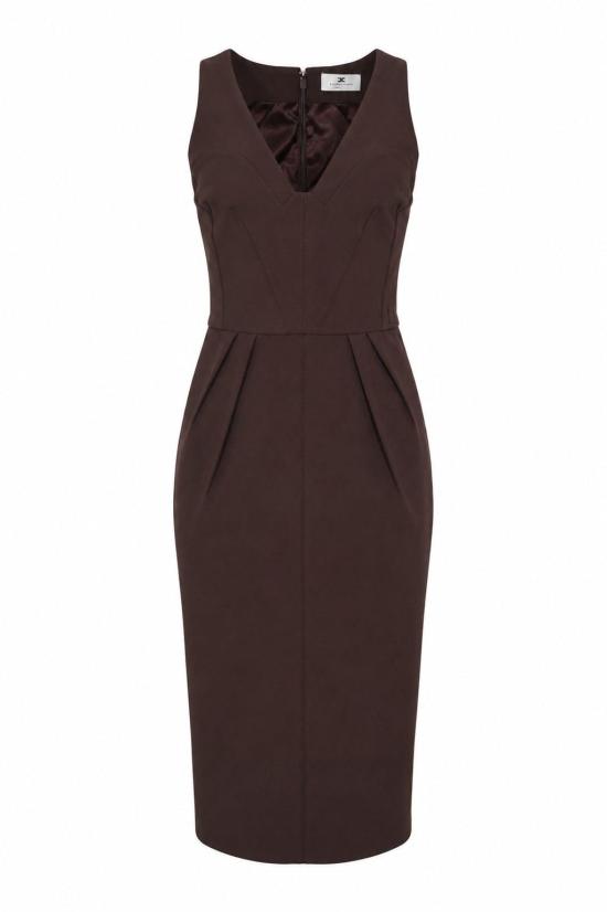 26SS 엘리자베타프랜치 미디 원피스 AB94162E2644 BROWN - ELISABETTA FRANCHI
