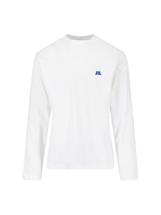 26FW 질샌더 긴팔 티셔츠 J22GC0282 J45048 100 White
