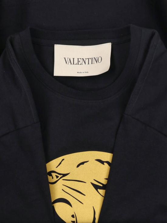 26FW 발렌티노 가라바니 반팔 티셔츠 9V3MG16PBM7 EE6 Black - VALENTINO GARAVANI