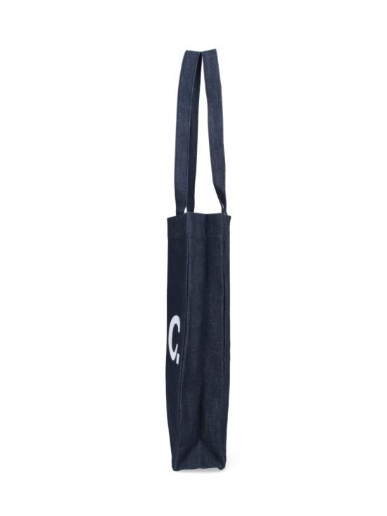 26FW 아페쎄 로르 로고 프린트 데님 토트백 COHIZ M61445 IAI - A.P.C.