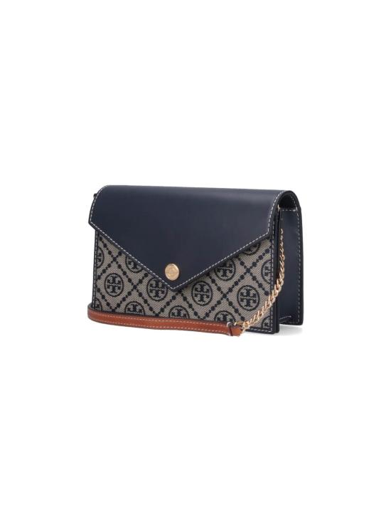 26FW 토리버치 T 모노그램 엔벨로프 숄더백 165016 405 Blue - TORY BURCH