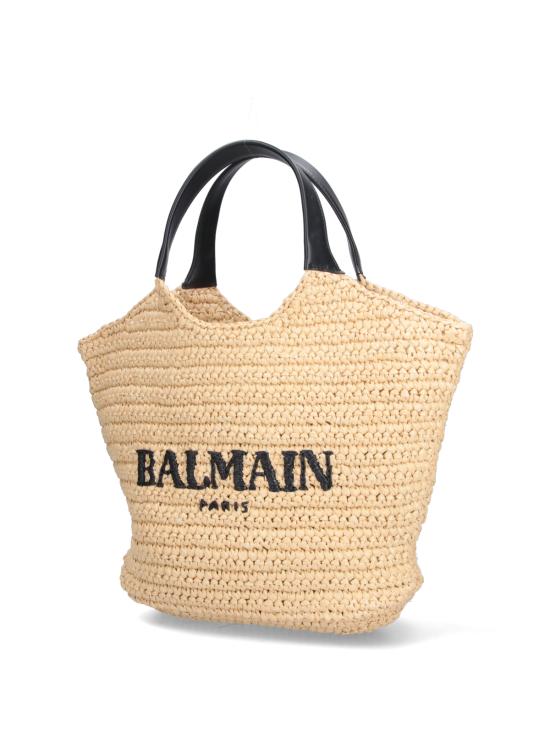 26FW 발망 토트백 HN1FA089TRAY GTE Beige - BALMAIN