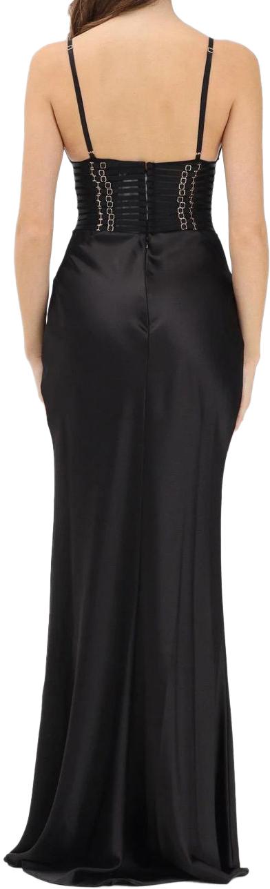 26SS 엘리자베타프랜치 롱 원피스 ABR5362E2110 BLACK - ELISABETTA FRANCHI