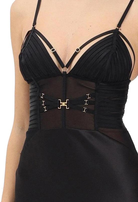26SS 엘리자베타프랜치 롱 원피스 ABR5362E2110 BLACK - ELISABETTA FRANCHI