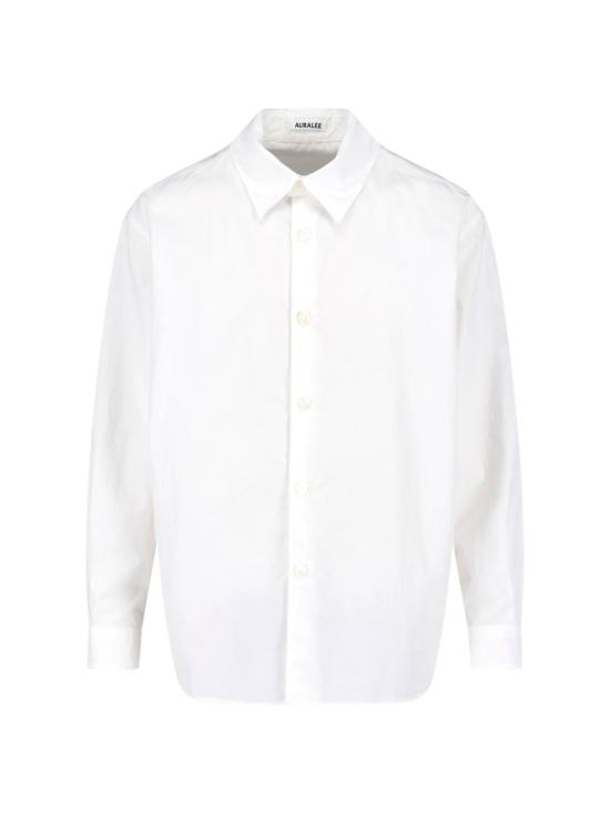 26FW 오라리 긴팔 셔츠 A26SS01SW WHITE White