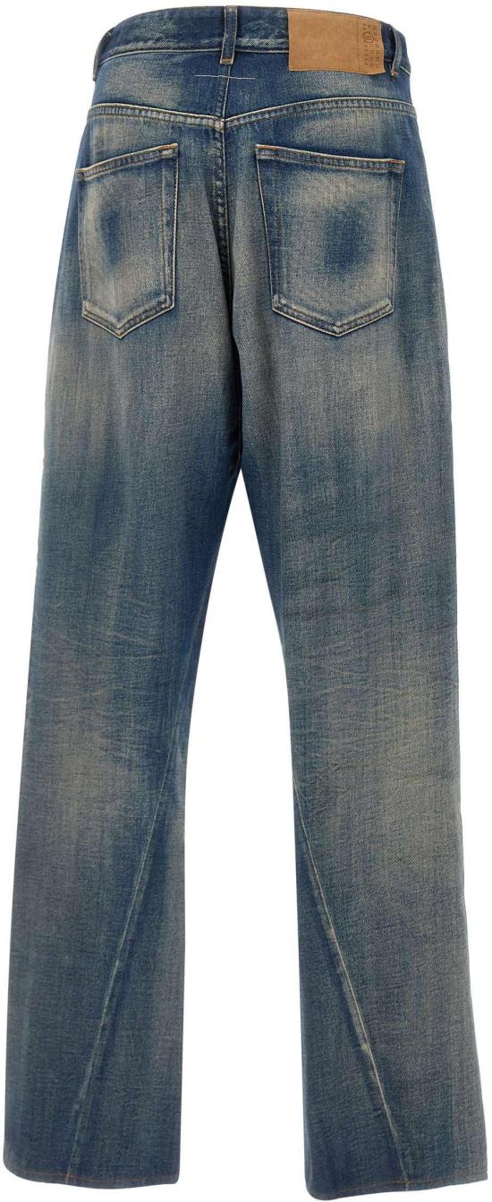 26SS MM6 메종마르지엘라 데님 팬츠 SH0LA0024M30017962 BLUE - MM6 MAISON MARGIELA