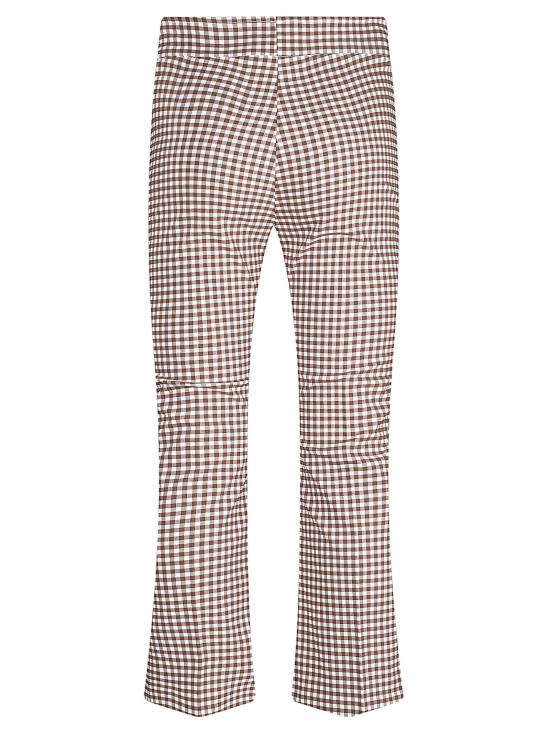 26SS 에비뉴 몽테뉴 수트 팬츠 LEO F1651 BROWN Quadretti - AVENUE MONTAIGNE