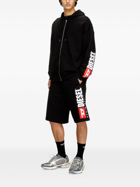 26SS 디젤 p-crow-div 플리스 쇼츠 A20027 0GEAD9XX Nero - DIESEL