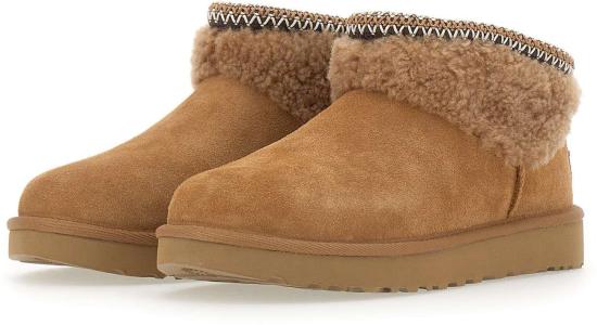 26FW 어그 클래식 울트라 미니 맥시 컬리 부츠 1158263CHE BEIGE - UGG
