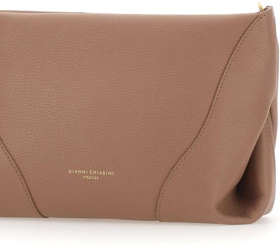26FW 지아니 끼아리니 클러치/파우치 BS12500GRNMARABOU TAUPE - GIANNI CHIARINI