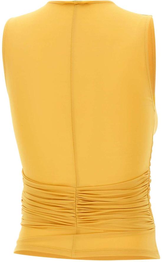 26SS 엘리자베타프랜치 민소매 티셔츠 TO03761E2EV4 YELLOW - ELISABETTA FRANCHI