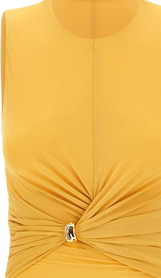 26SS 엘리자베타프랜치 민소매 티셔츠 TO03761E2EV4 YELLOW - ELISABETTA FRANCHI