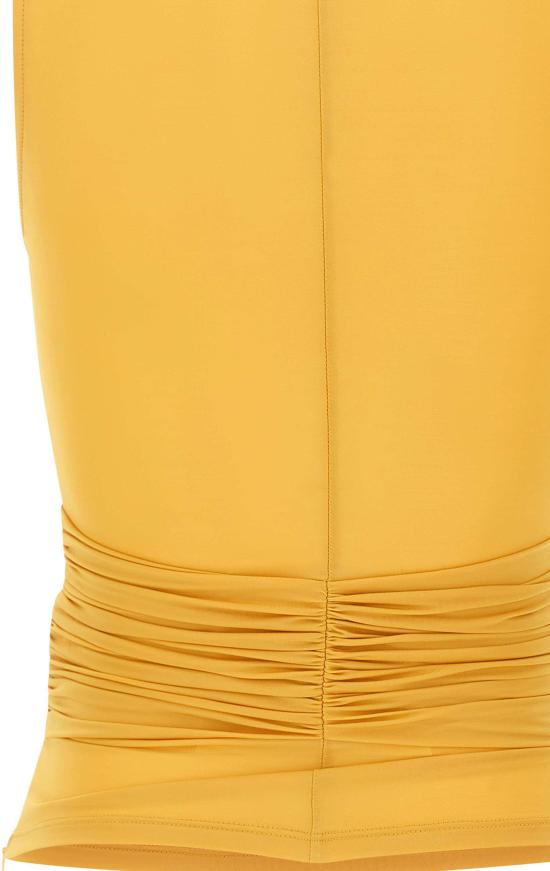 26SS 엘리자베타프랜치 민소매 티셔츠 TO03761E2EV4 YELLOW - ELISABETTA FRANCHI