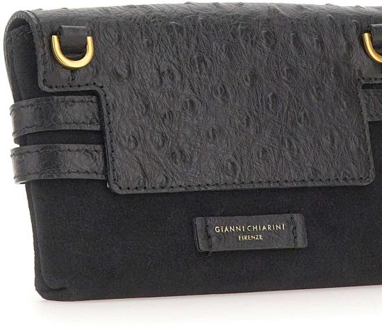 26FW 지아니 끼아리니 클러치/파우치 BS12545CMSTEMUNERO BLACK - GIANNI CHIARINI