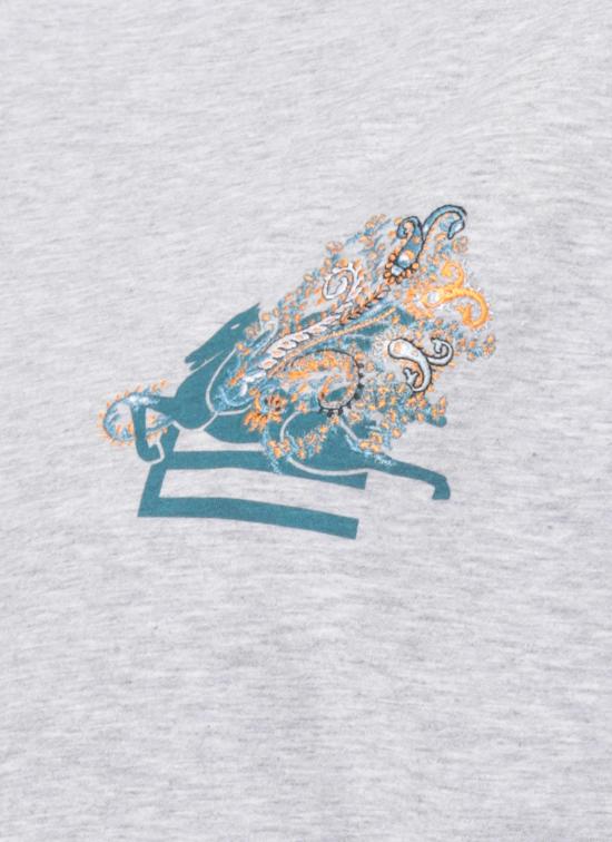 26SS 에트로 반팔 티셔츠 WRMA0005AR477S8290 LICHTGREY - ETRO