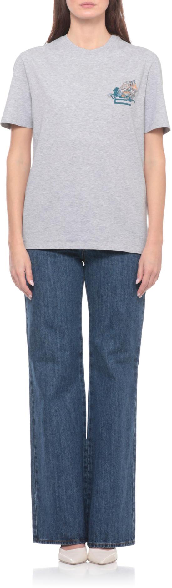 26SS 에트로 반팔 티셔츠 WRMA0005AR477S8290 LICHTGREY - ETRO