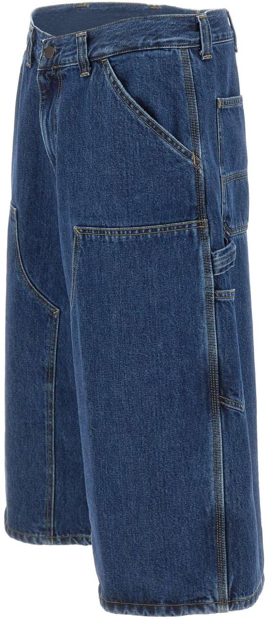 26FW 칼하트 데님 숏팬츠 I0374930106 BLUE - CARHARTT