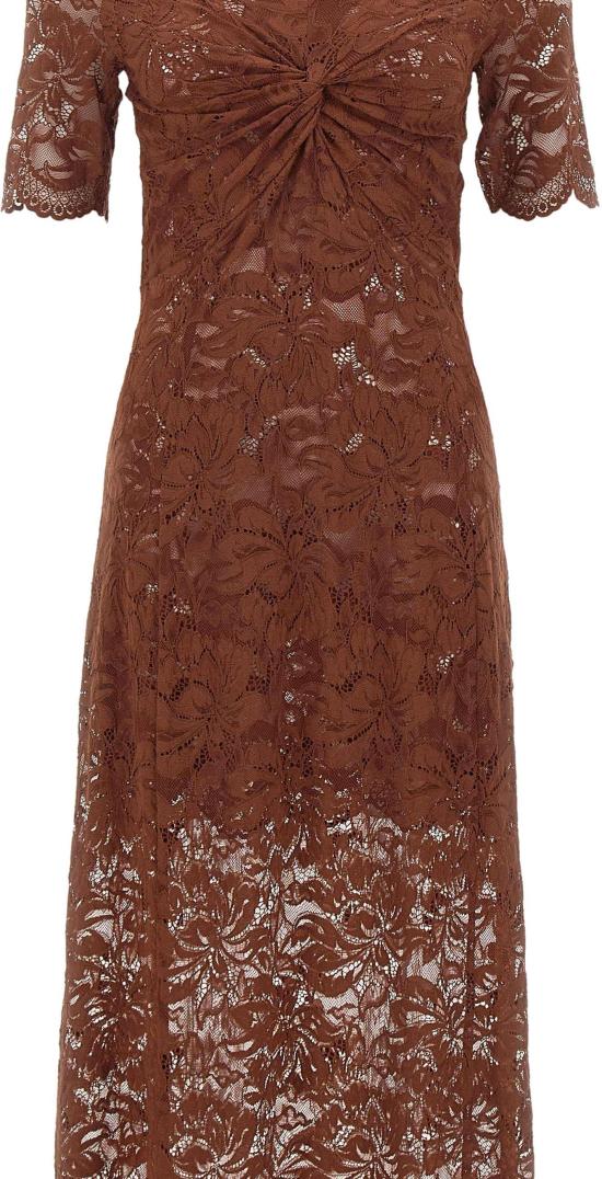 26SS 파코라반 롱 원피스 25HJRO106PA0170P237 BROWN - PACO RABANNE