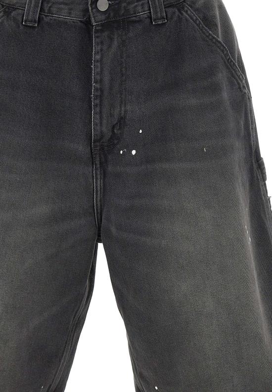 26FW 칼하트 데님 숏팬츠 I03702089EJ BLACK - CARHARTT