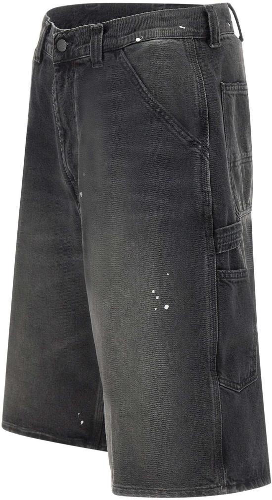 26FW 칼하트 데님 숏팬츠 I03702089EJ BLACK - CARHARTT