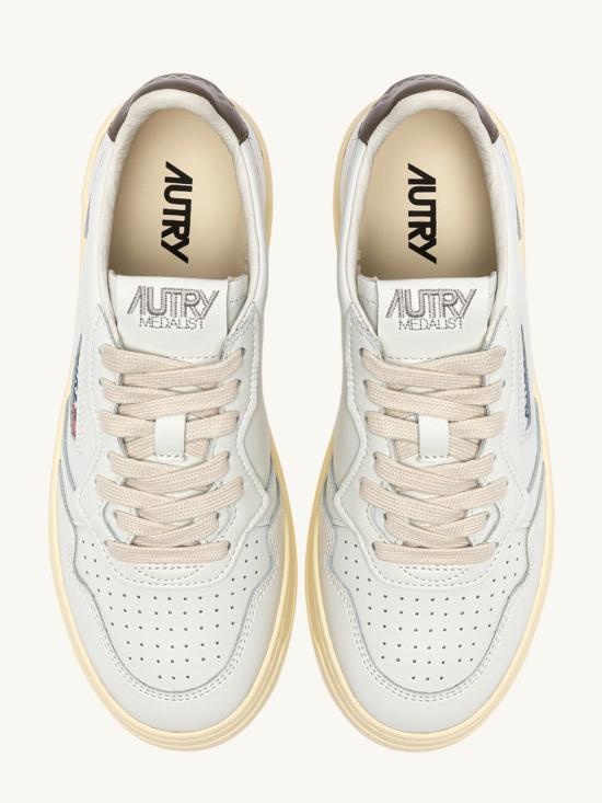 26FW 오트리 메달리스트 로우 스니커즈 AULM LL28 Bianco - AUTRY