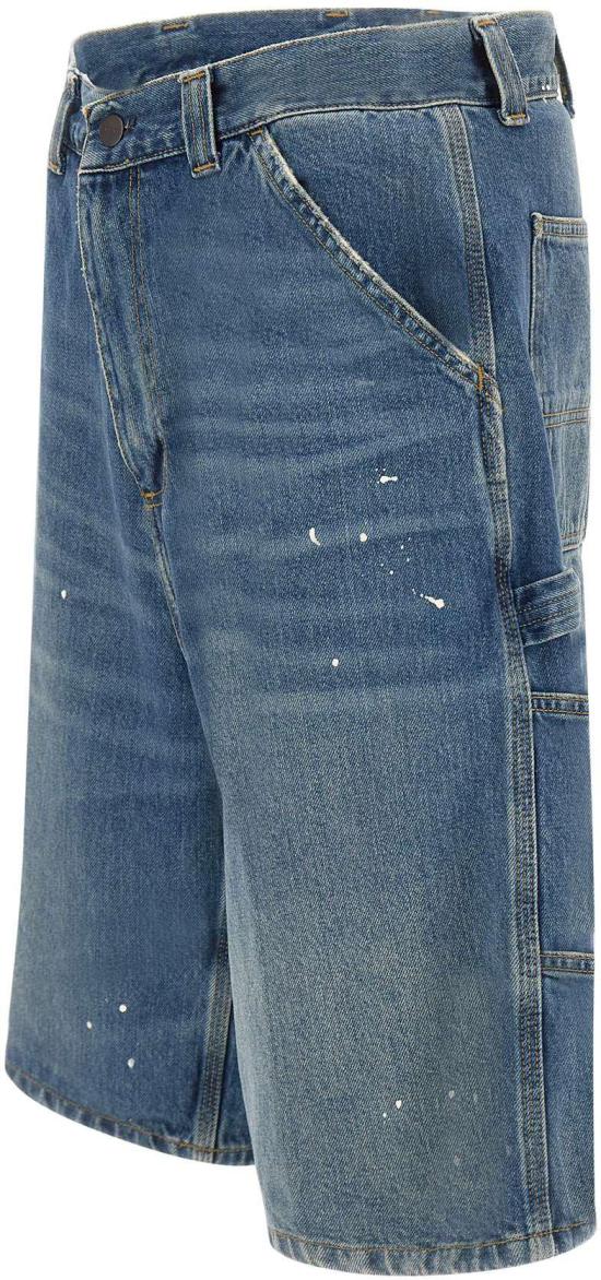 26FW 칼하트 데님 숏팬츠 I03702001EJ BLUE - CARHARTT
