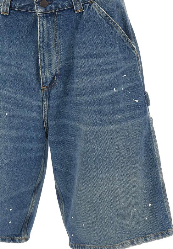 26FW 칼하트 데님 숏팬츠 I03702001EJ BLUE - CARHARTT