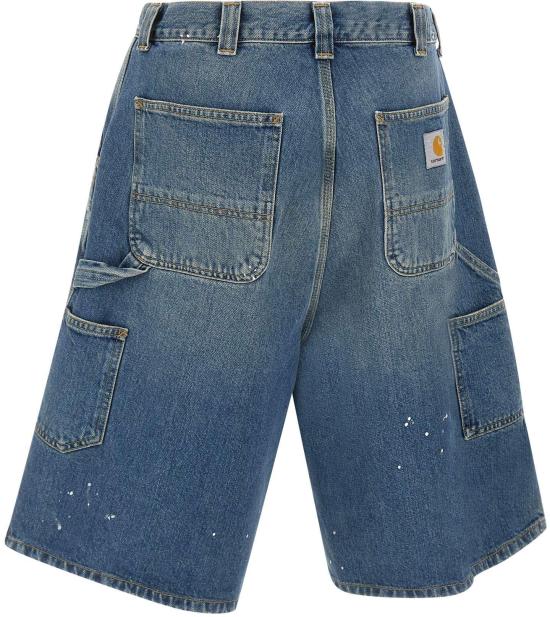 26FW 칼하트 데님 숏팬츠 I03702001EJ BLUE - CARHARTT