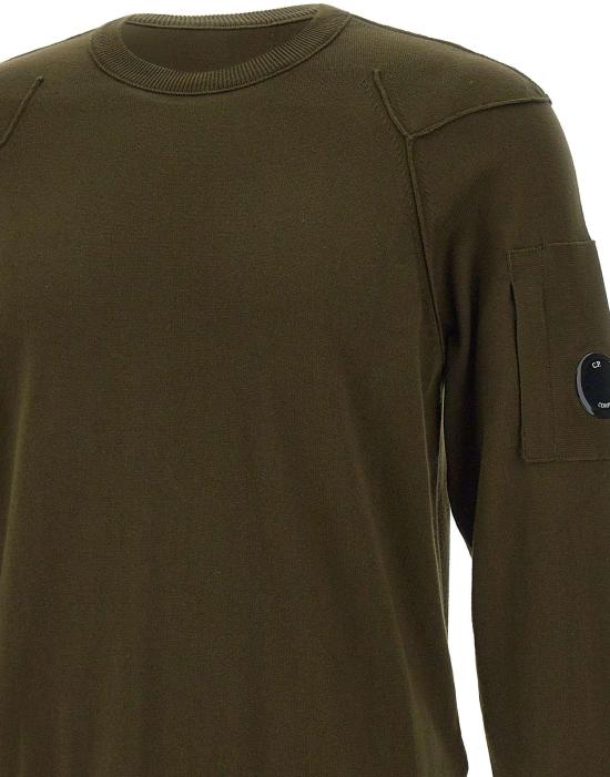 25SS 씨피 컴퍼니 스웨터 18CMKN026A004037A683 DONKERGREEN - C.P. COMPANY