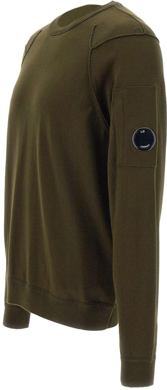 25SS 씨피 컴퍼니 스웨터 18CMKN026A004037A683 DONKERGREEN - C.P. COMPANY