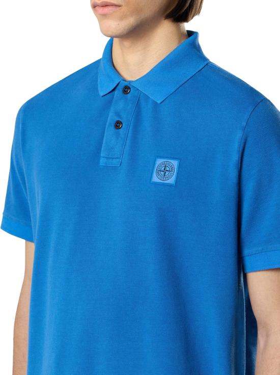 26SS 스톤 아일랜드 폴로 티셔츠 22002SCS0067V0022 BLUE - STONE ISLAND