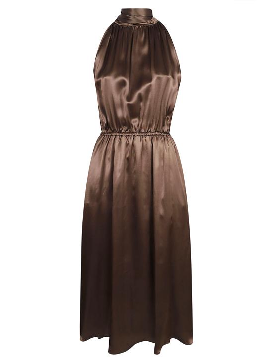 26SS 끄리다 미디 원피스 TAORMINA MIDI DRESS COFFEE Brown