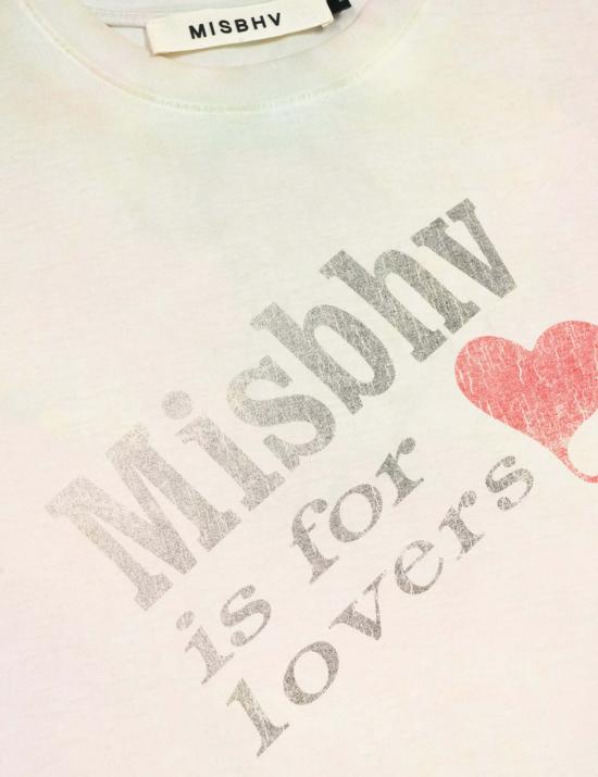  미스비헤이브 반팔 티셔츠 Misbhv는 연인을 위한 티셔츠입니다 - MISBHV