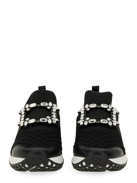 26FW 로저비비에 비브 런 스니커즈 RVW50624180KOT B999 BLACK - ROGER VIVIER