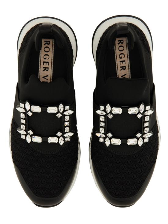 26FW 로저비비에 비브 런 스니커즈 RVW50624180KOT B999 BLACK - ROGER VIVIER