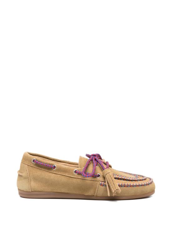 26SS 로퍼 BOATLOAFERBRUSHEDBEADS SUEDECAMEL