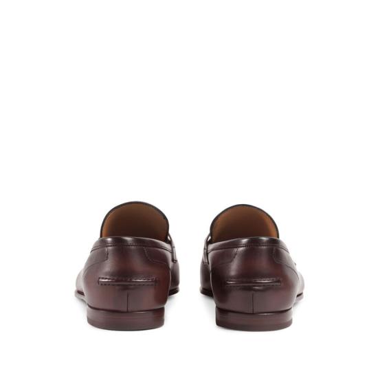 26FW 구찌 조던 레더 로퍼 406994 BLM002024 - GUCCI