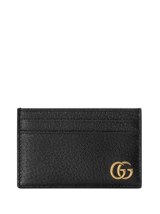 26FW 구찌 GG 마몽 레더 카드 케이스 657588 DJ20T1000 Black