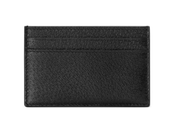 26FW 구찌 GG 마몽 레더 카드 케이스 657588 DJ20T1000 Black - GUCCI