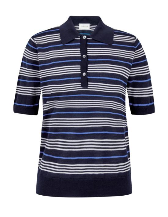 26SS 파로쉬 폴로 티셔츠 D540780LISTRIPES 812 FANTASIA BLUE