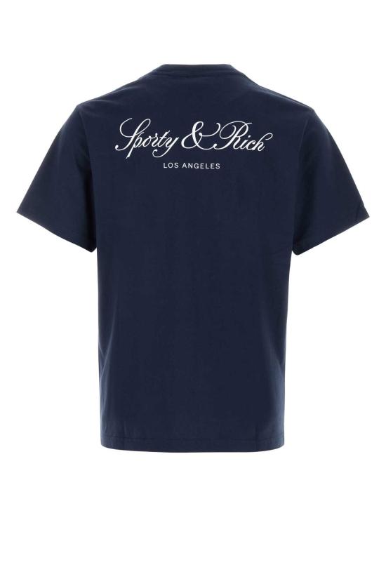 26SS 스포티앤리치 반팔 티셔츠 TO11976269BL106 DARNAVYWHI Blue - SPORTY & RICH