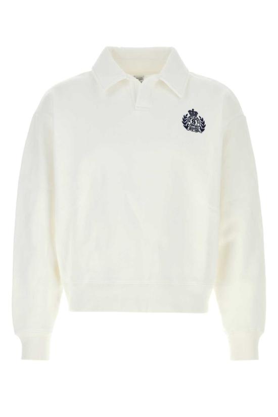 26SS 스포티앤리치 폴로 티셔츠 ST096710243WH01 WHITENAVY White