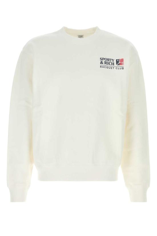 26SS 스포티앤리치 긴팔 티셔츠 ST098710431WH01 WHINAVRUB White