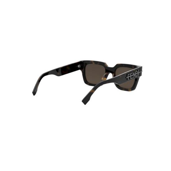 25FW 펜디 선글라스 Fe40078i 볼드한 직사각형 호피무늬 - FENDI