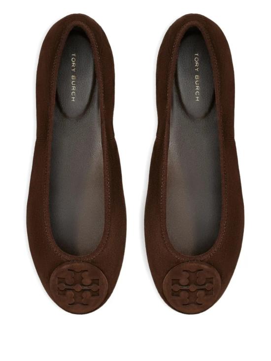 26FW 토리버치 레바 트레블 발레 플랫 슈즈 177247200 Brown - TORY BURCH