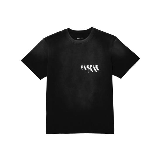 26FW 퍼플 브랜드 반팔 티셔츠 P117 HJBB BLACK