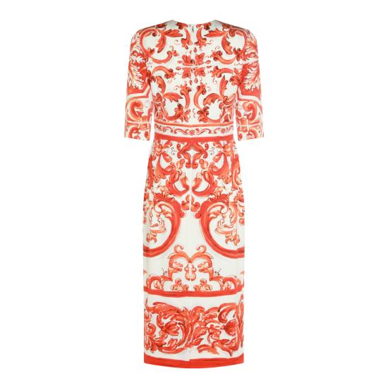 26FW 돌체앤가바나 미디 원피스 F6EAJT GDDRJS9000 MAIOLICA - DOLCE & GABBANA