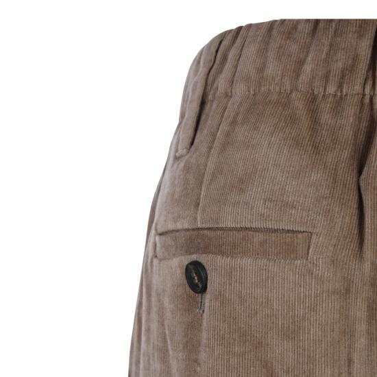 26FW 브루넬로 쿠치넬리 스트레이트 팬츠 MP547P9274 C3368 CAPPUCCINO - BRUNELLO CUCINELLI