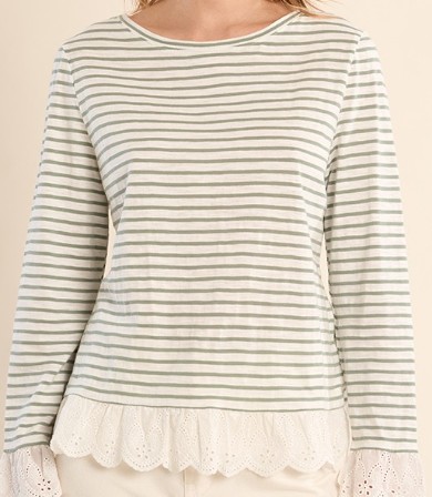 26SS 몰리브라켄 긴팔 티셔츠 TF135EP SAGE GREEN