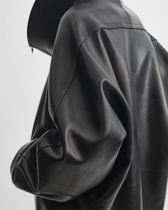 26SS 피비 파일로 가죽 자켓 DV129LE3367 900BK Black - PHOEBE PHILO